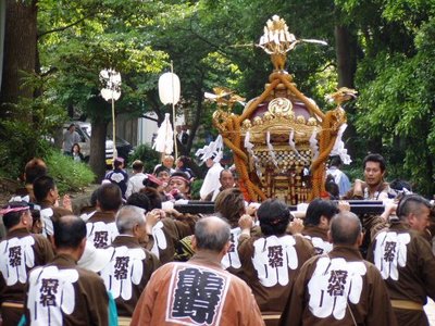 Mikoshi at Togo Jinja, Tokyo.