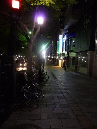 Omotesando at around 2am